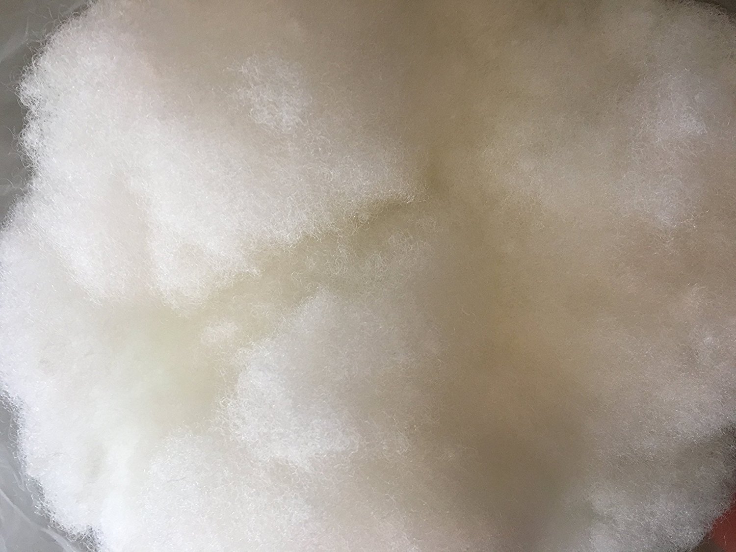 Premium Polyester Fiber, 100 New Made in USA, White (2 Lbs