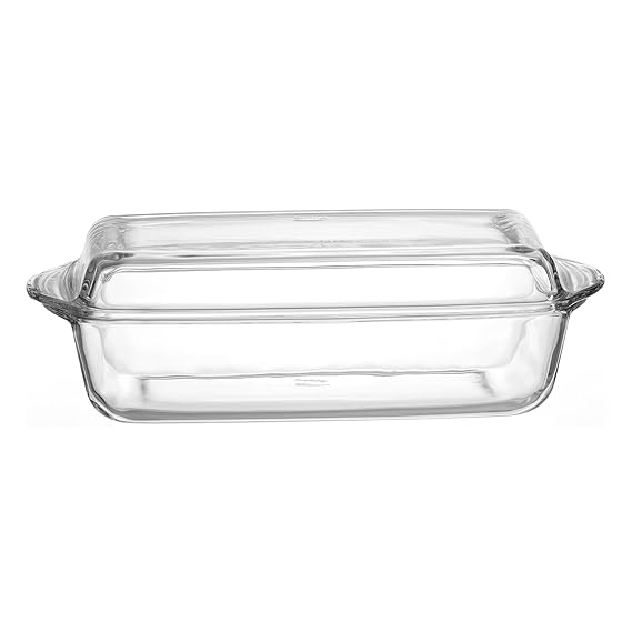 Ritzenhoff & Breker Cucina, Auflaufform, Backform, Ofenform, Servierform, Klar, Glas, 1.5 L, 138986
