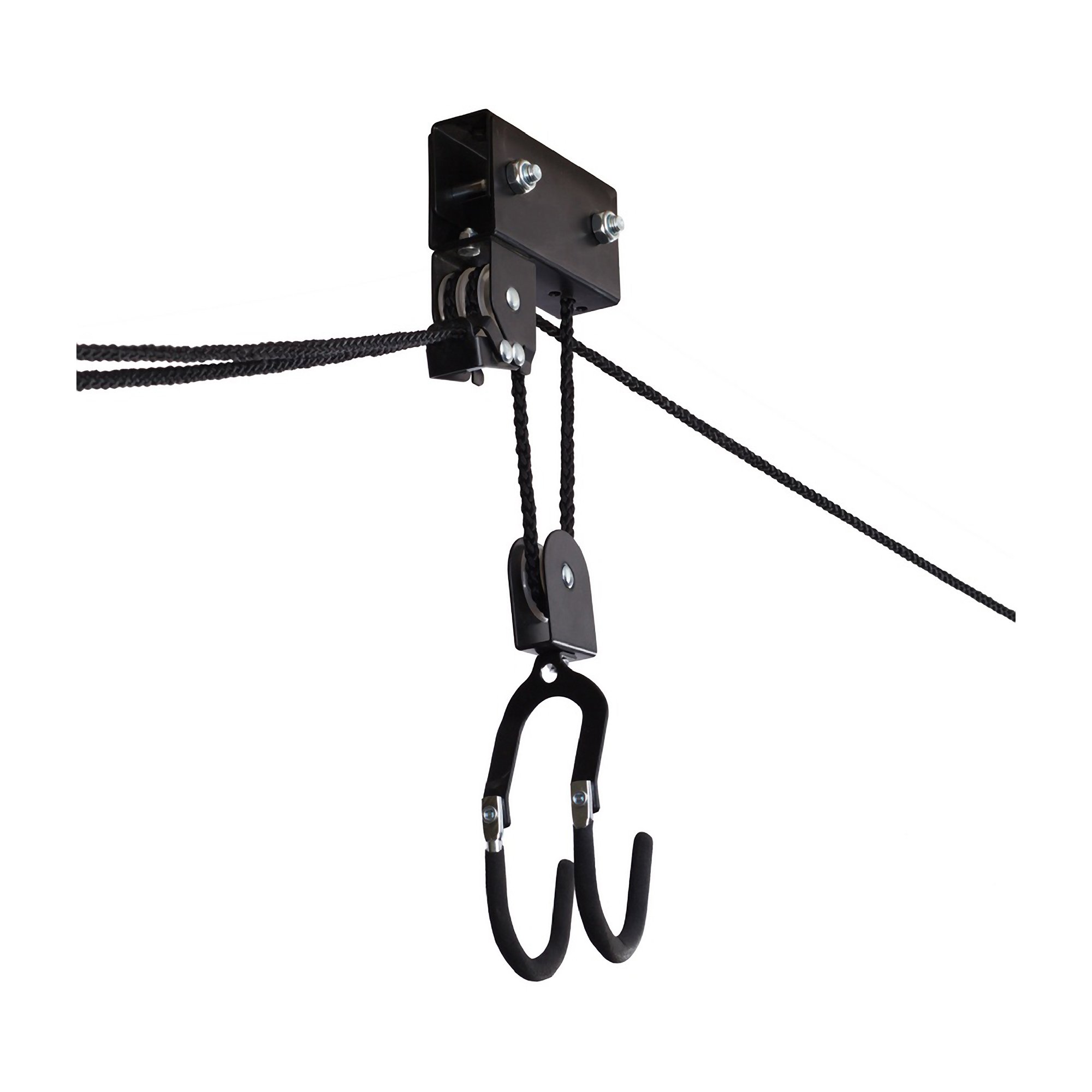 Kayak Hoist Set Overhead Pulley System with 125 lb Capacity for Kayaks, Canoes, Bikes, or