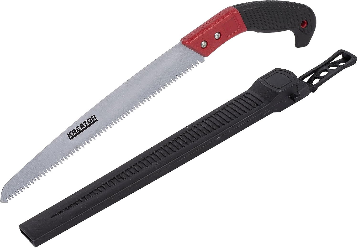 KREATOR KRTGR5003 300mm Straight Pruning Saw + Cover, Gray, 300 mm