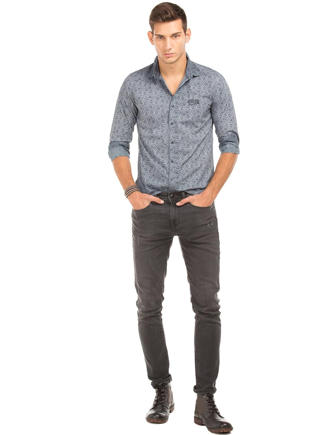 ed hardy men's dress shirt