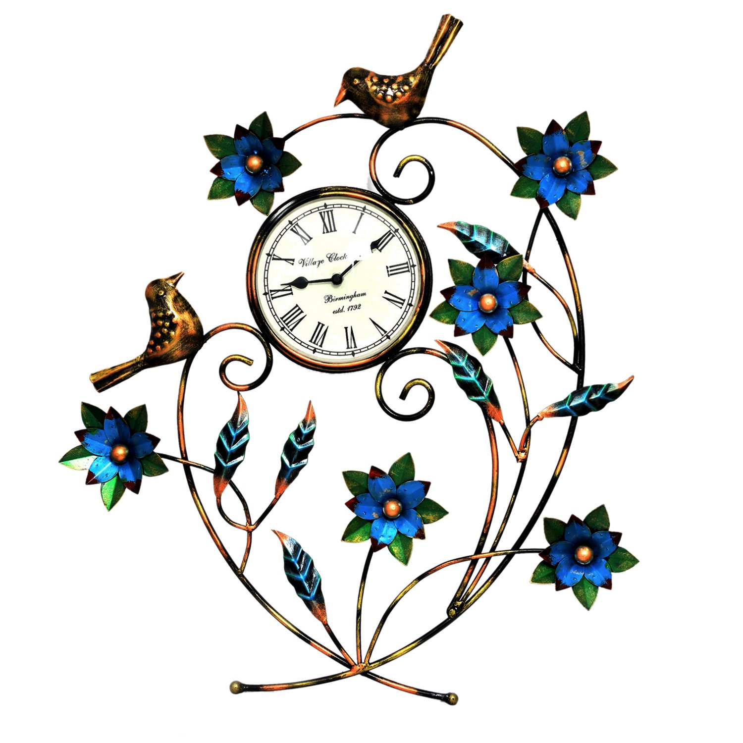 Buy Decorative Wall Clock Living Room Of Two Birds Wall Clock With