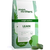Man Matters Apple Cider Vinegar Gummies For Men | Formulated for Energy Boost & Gut Health - Supports Digestion, Detox…