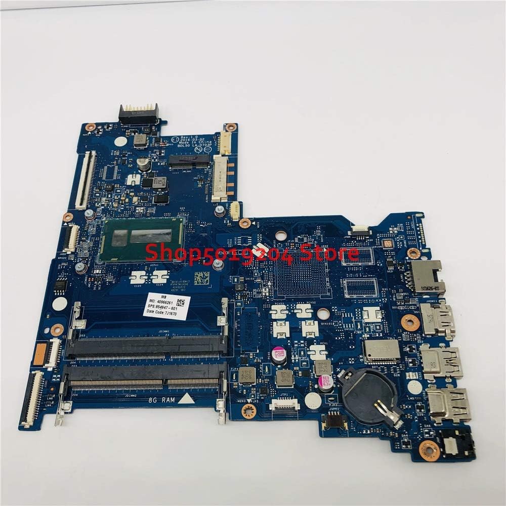 Lysee Laptop Motherboard - BDL50 LA-D704P Main board For HP Notebook 15-AY 250 G5 laptop motherboard SR2EY i5-6200U works 854945-601 854945-001 854945-501
