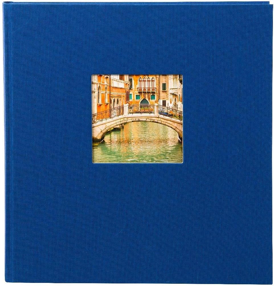 Goldbuch Photo Album with Window Cut-Out, bordeaux, 30 x 31 cm