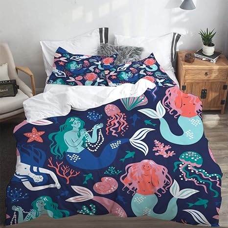 mermaid duvet cover queen