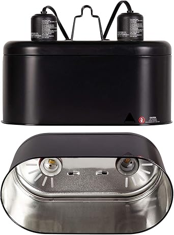 dual heat lamp for reptiles