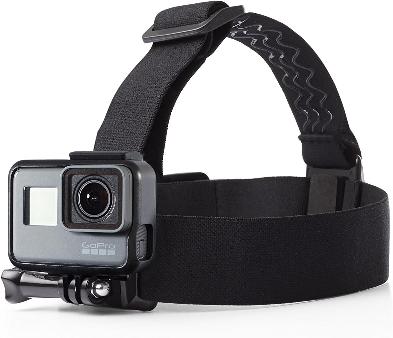 GAGETS Head Strap Camera Mount for GoPro & Action Cameras Head Starp Mount Anti-Slip Quick-Clip Waterproof and Travel Friendly (Black Large)