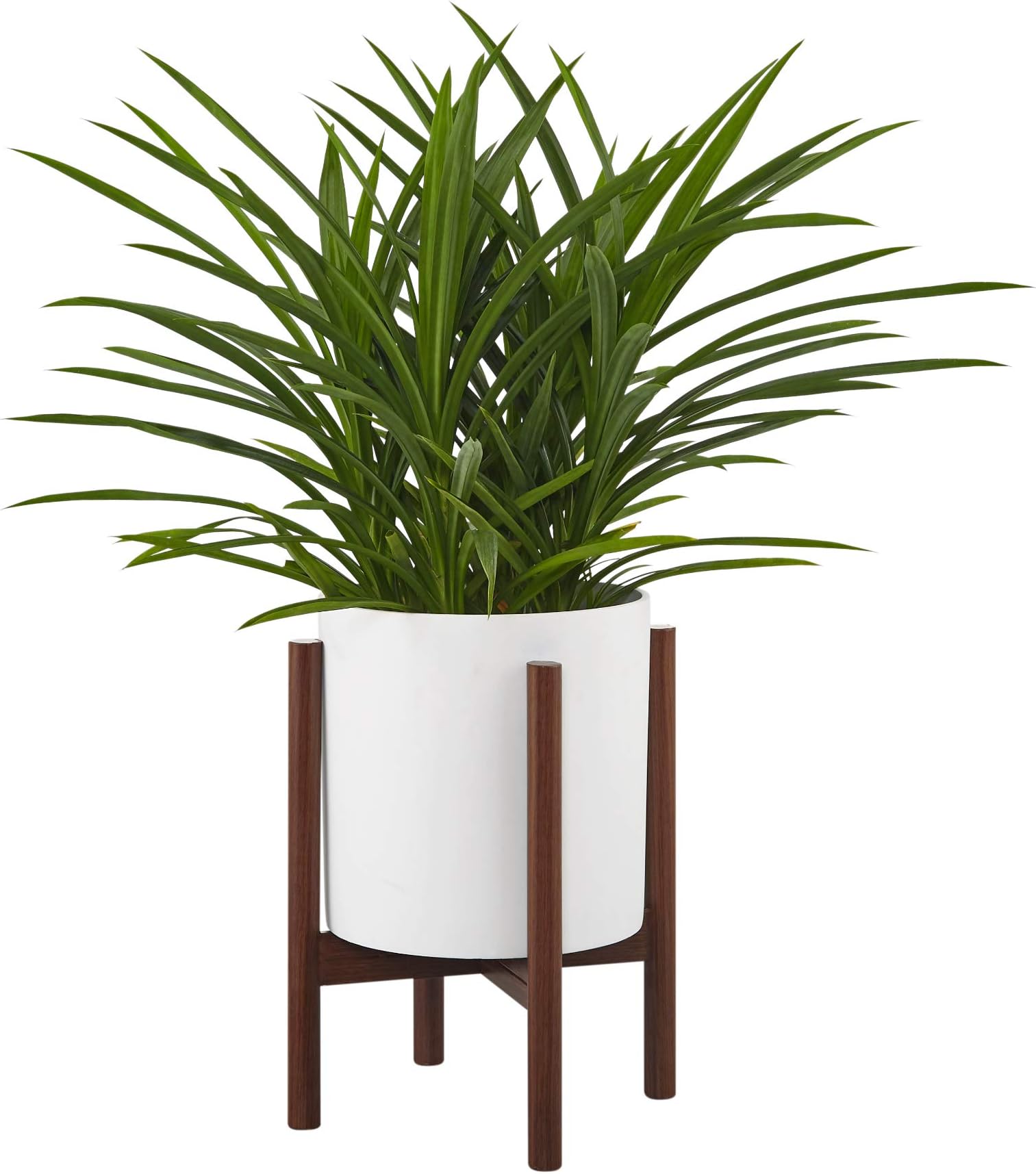 FaithLand Metal Plant Stand, Mid Century Planter Stand, Weather Resistant Potted Plant Holder, Pot Trivet(Planter Not Included)
