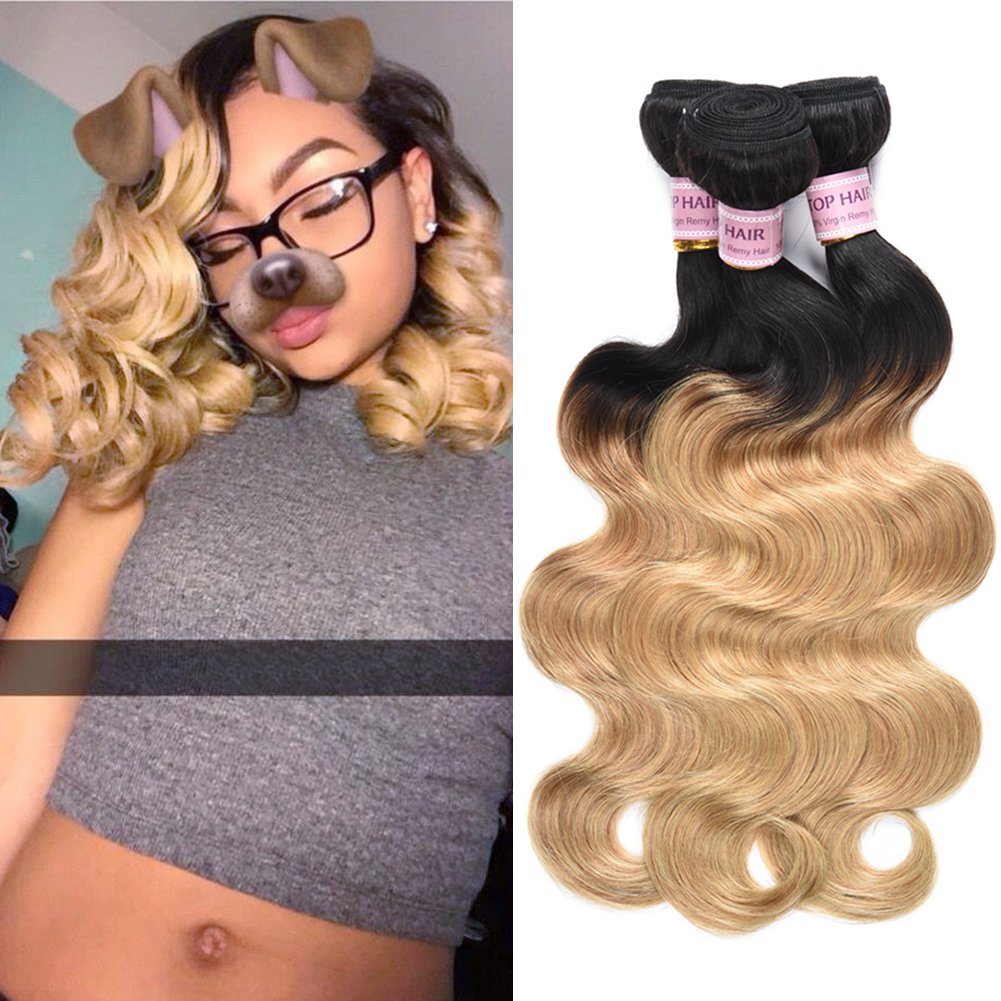 Aigemei Hair Virgin Remy Peruvian Hair 3 Bundles 10