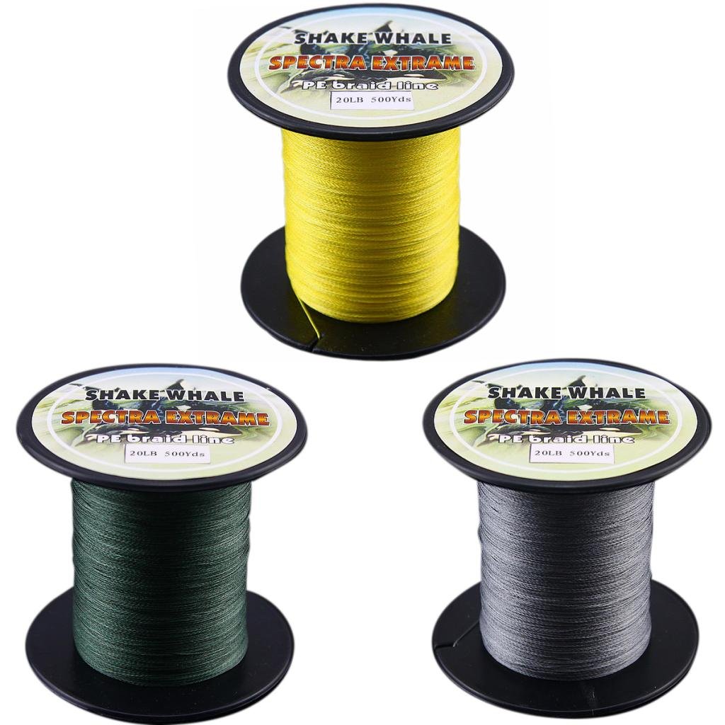 B00epqvnw4 500ヤード合計1500yヤード 3pcs異なる色100パーセントpe Whale Good品質briad釣りラインlb Shake ライン 21 新作 Nafusah Com