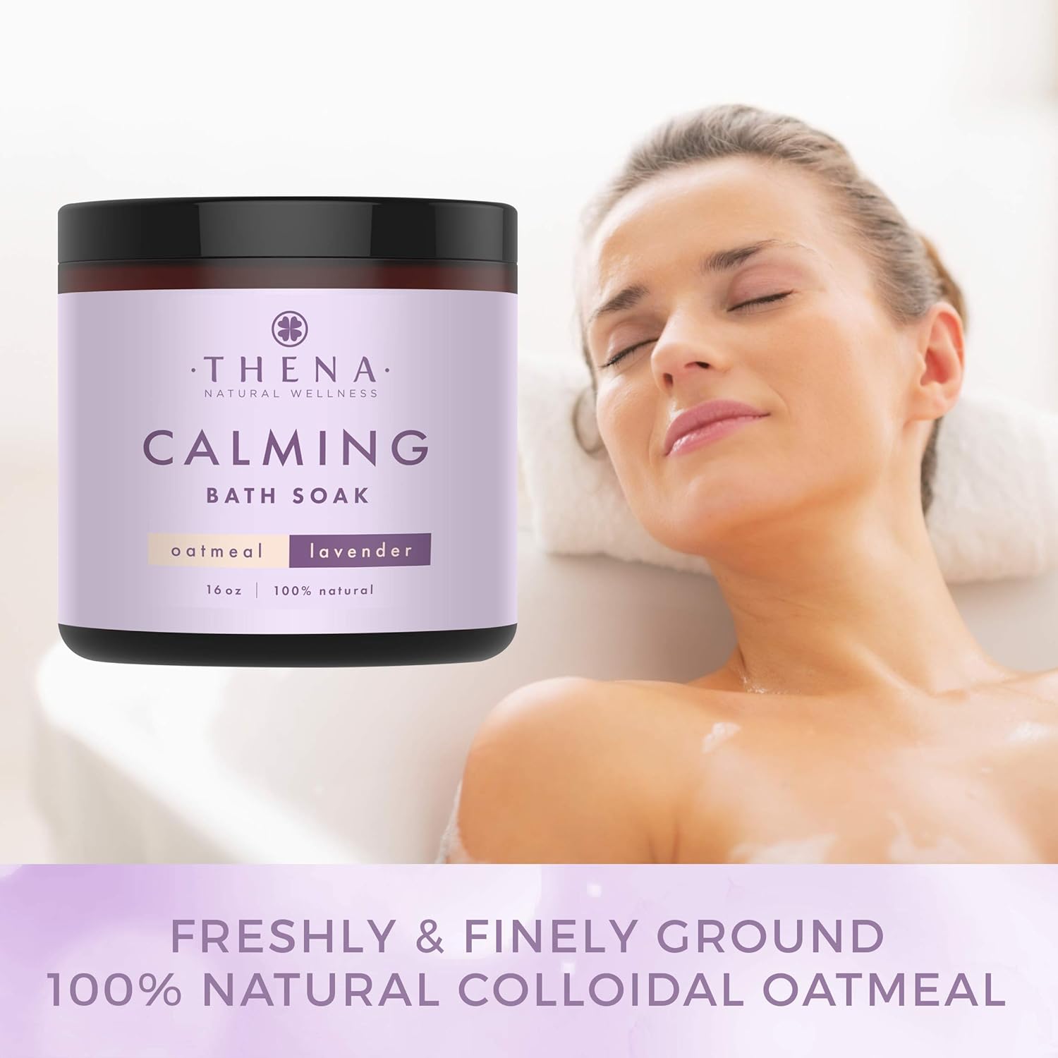 Organic Eczema Bath Therapy for Baby Adults with Colloidal Oatmeal Manuka Honey Calendula Dead Sea Salt Lavender Essential Oil, All Natural Relief Soaking Soothing Moisturizing Dry Skin Treatment: Health & Personal Care