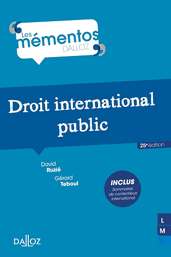 Download Droit international public - 25e éd. (Mémentos) PDF
