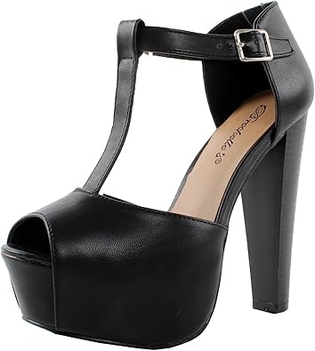 t strap platform shoes