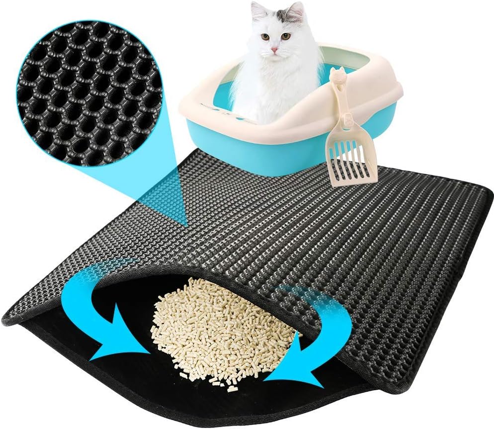 Cat Litter Mat Litter Trapping Mat, Scratching Pads for Cat with