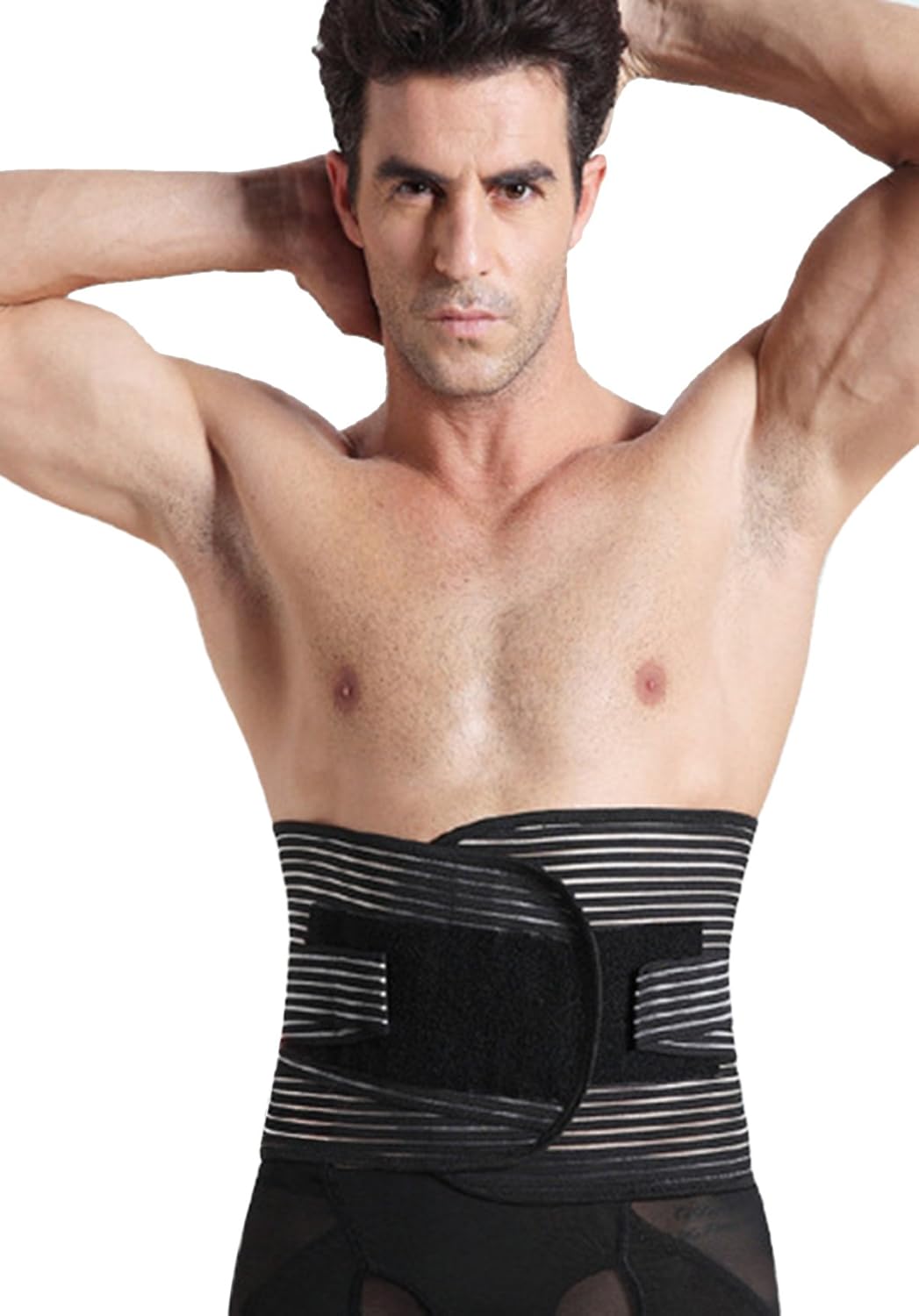 mens waist trainer back support