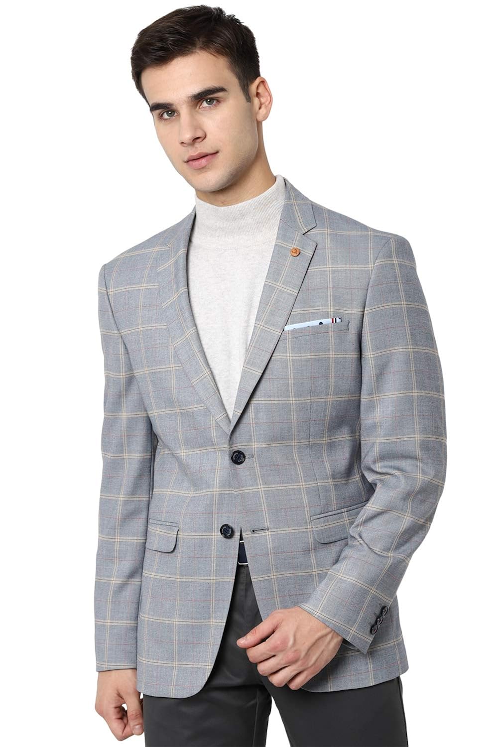 Buy Allen Solly Men's Synthetic Blazer at Amazon.in