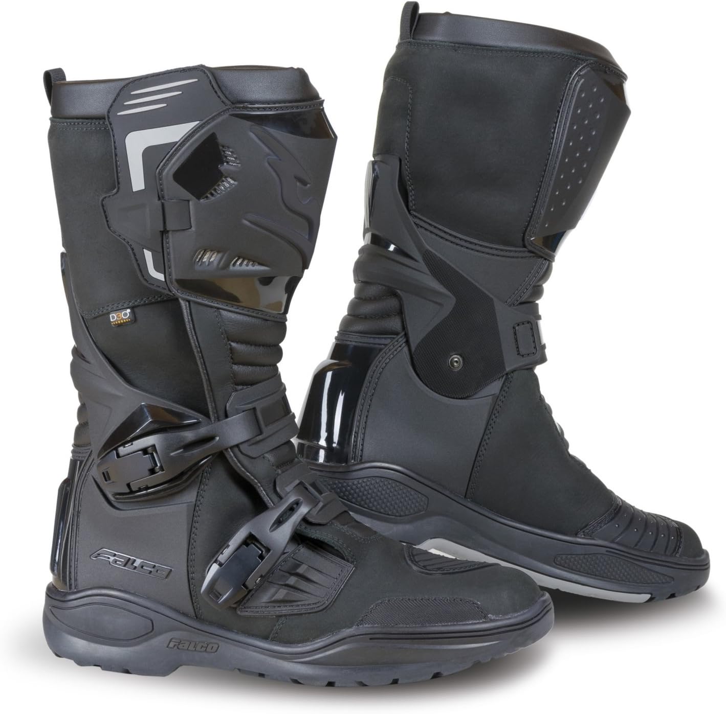FALCO AVANTOUR Adventure Touring CE Approved Motorcycle Boots Black 42