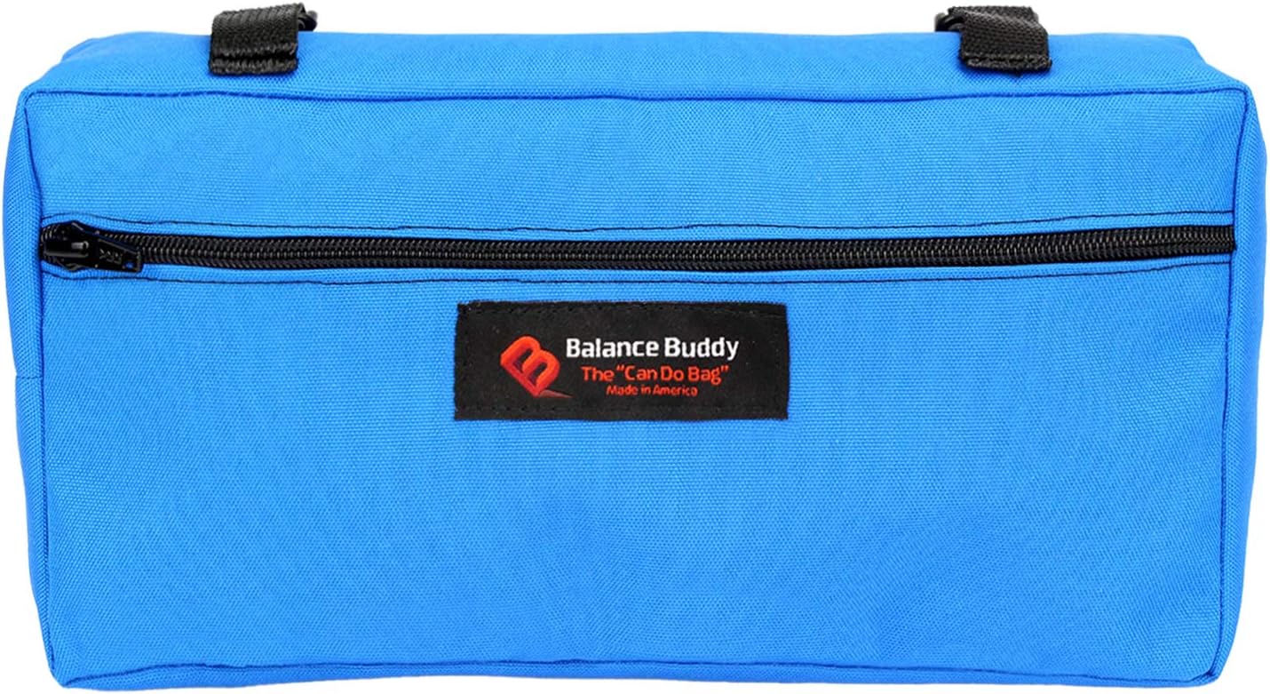 Fall Prevention Weighted Walker Bag, Balance Buddy, Designed for Fall Prevention/Increased Stability, Holds 1.7 Kilo, Bag for Elderly Rollator/Folding Walkers Accessories Pouch Basket One Each