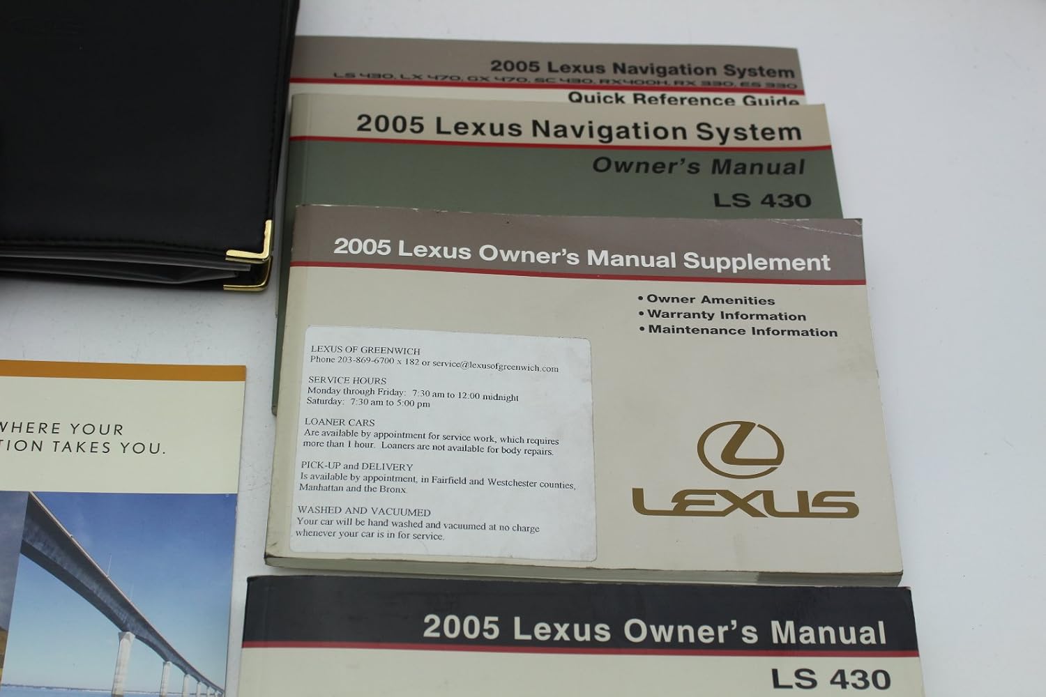 Amazon.com: 05 Lexus LS 430 Vehicle Owners Manual Handbook Guide Set:  Everything Else