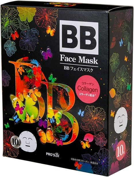 Amazon 個包装 シートマスク コラーゲン 10枚入り 全2種 韓国コスメ シートパック フェイスマスク フェイスシート フェイスパック フェイシャルマスク フェイシャルシート フェイシャルパック ローションマスク ローションパック エッセンス 顔パック