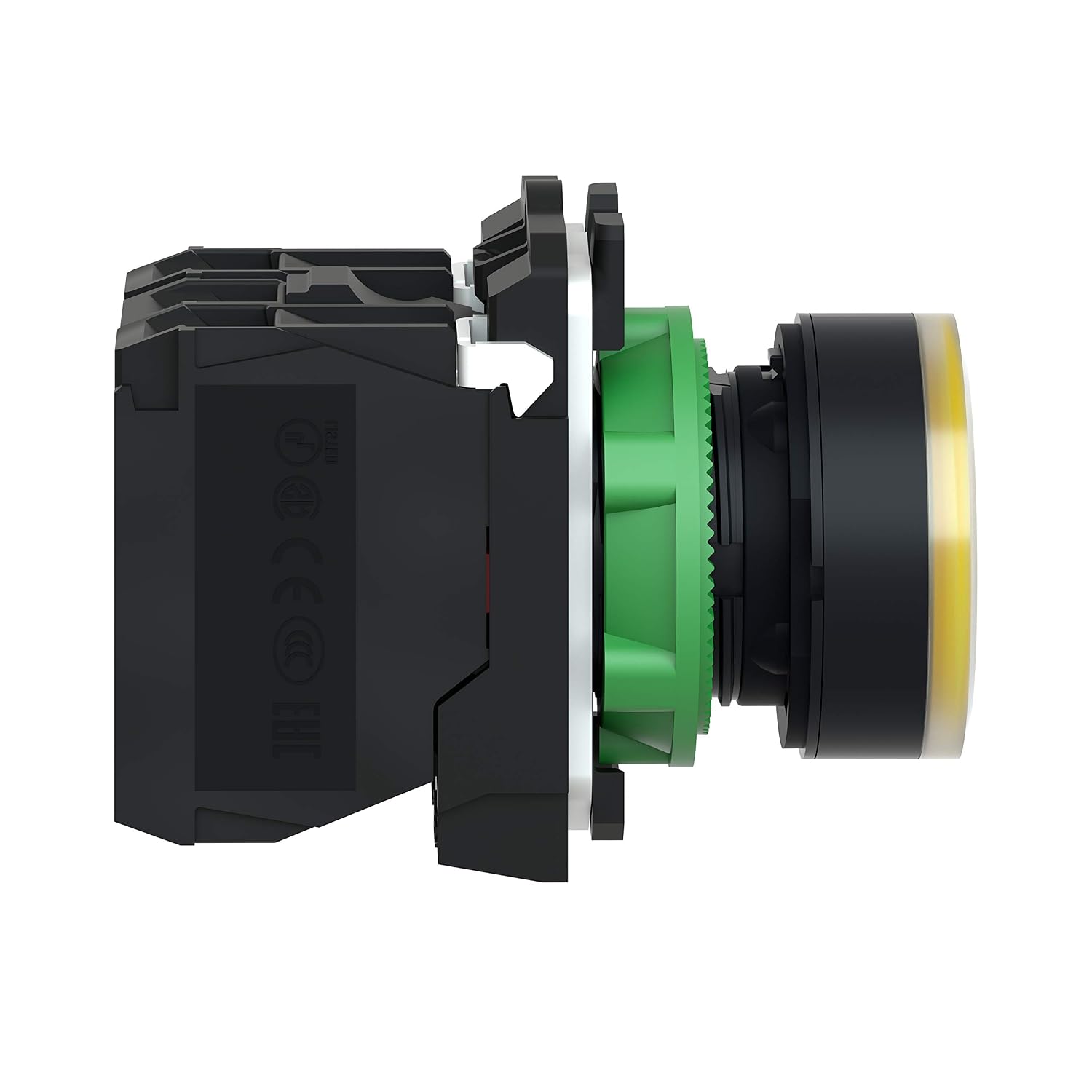 Schneider Electric Harmony XB5, Illuminated Push Button Switch, Plastic, Spring Return, 1NO + 1NC, 24 V AC/DC, 22 mm Mount - Image 3
