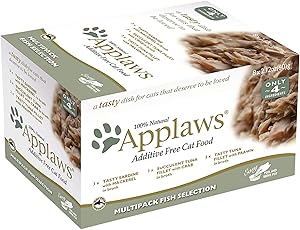 Applaws Fish Selection Multipack Wet Cat Food, 2.12 oz., Count of 8