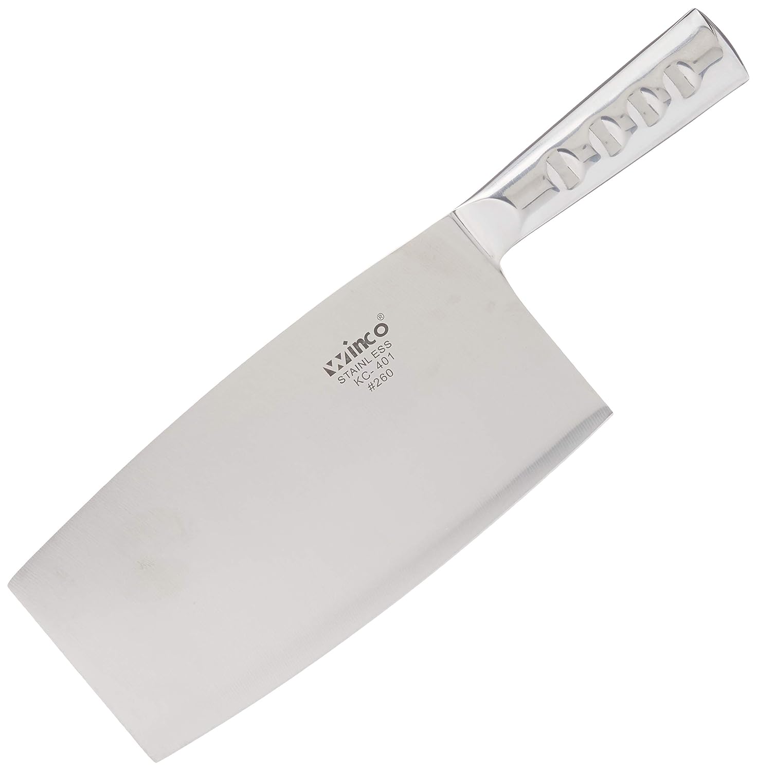 Buy Winco Stainless Steel Chinese Cleaver with Handle (Silver) Online