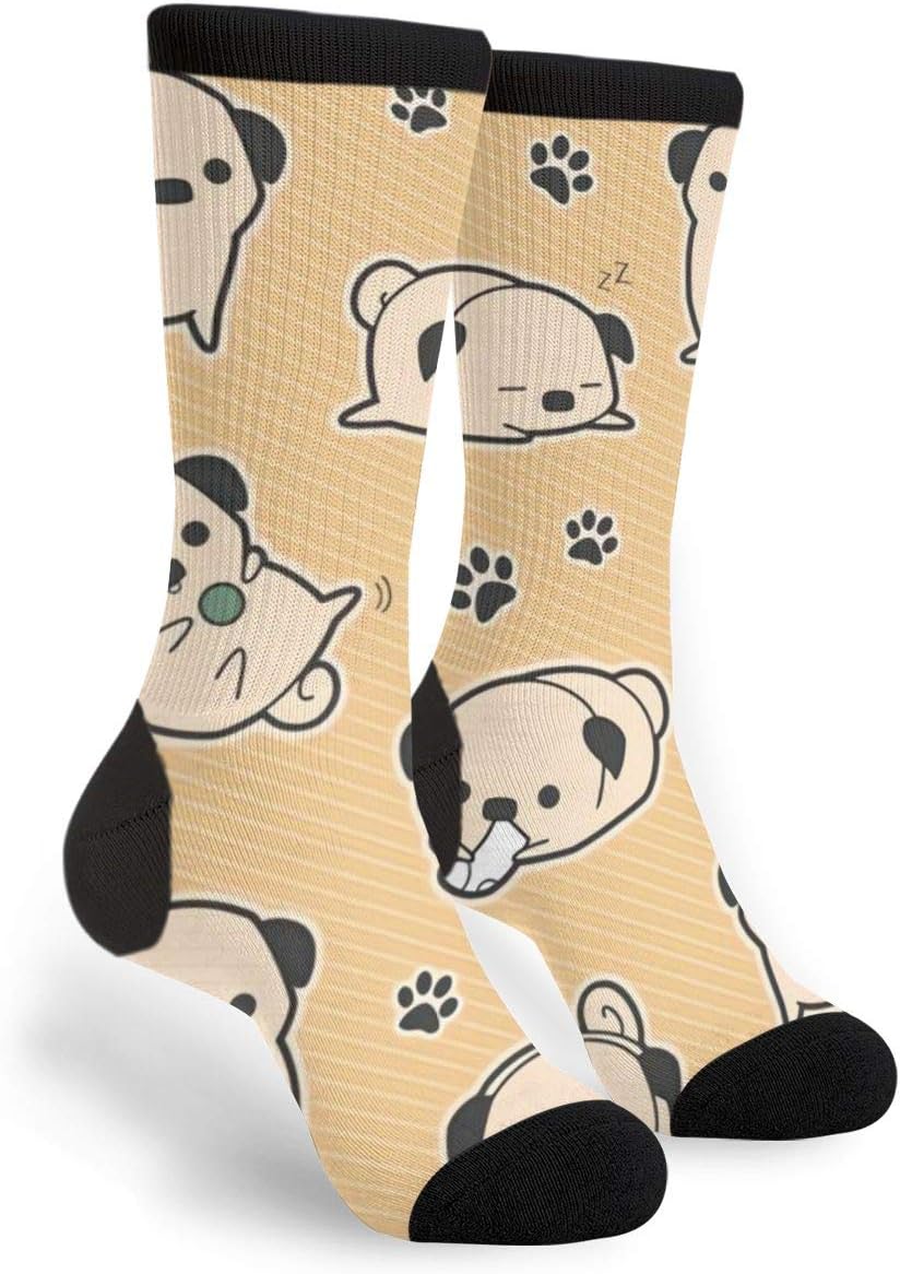 NGFF Kawaii Weather Men Women Casual Crazy Funny Athletic Fancy Novelty Graphic Crew Tube Socks Moisture Wicking Gift