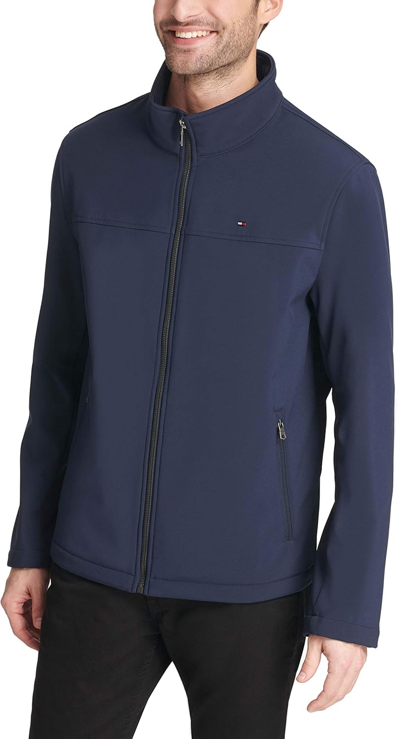 tommy hilfiger men's classic soft shell jacket