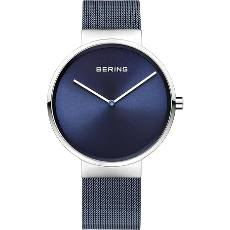 BERING Unisex-Armbanduhr Analog Quarz Edelstahl