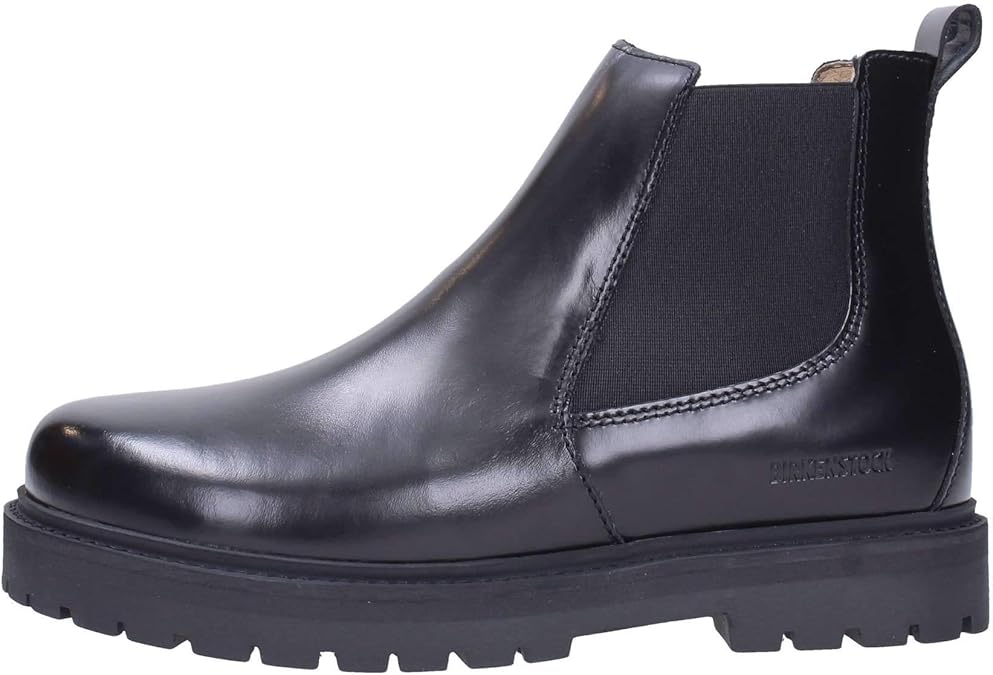 black lizard square toe boots