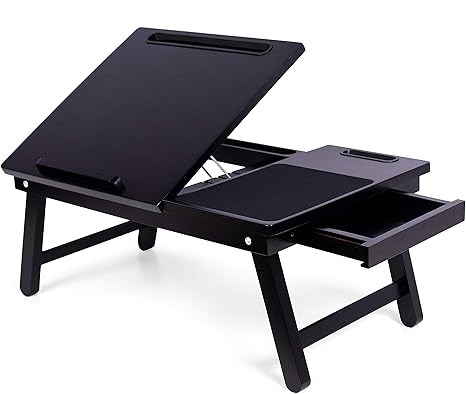 BIRDROCK HOME Bamboo Laptop Bed Lap Tray