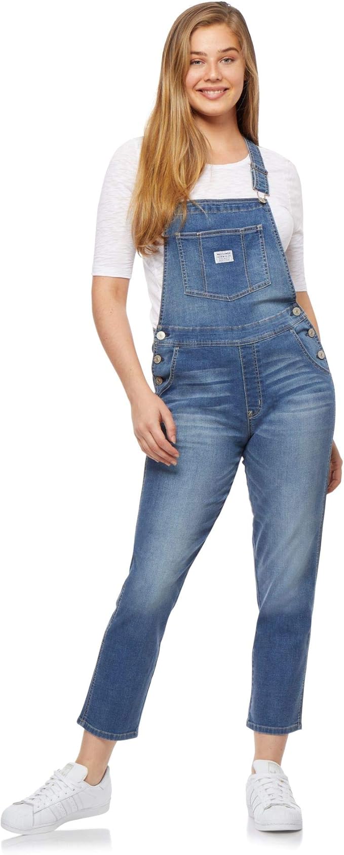 juniors denim overalls