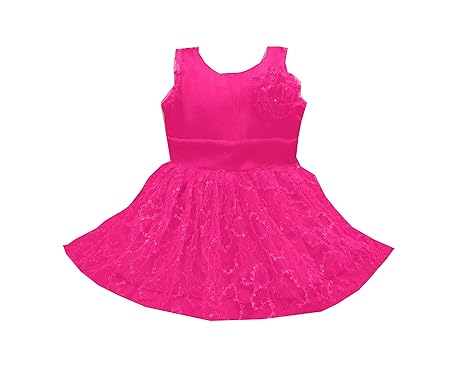 pink colour dress for baby girl