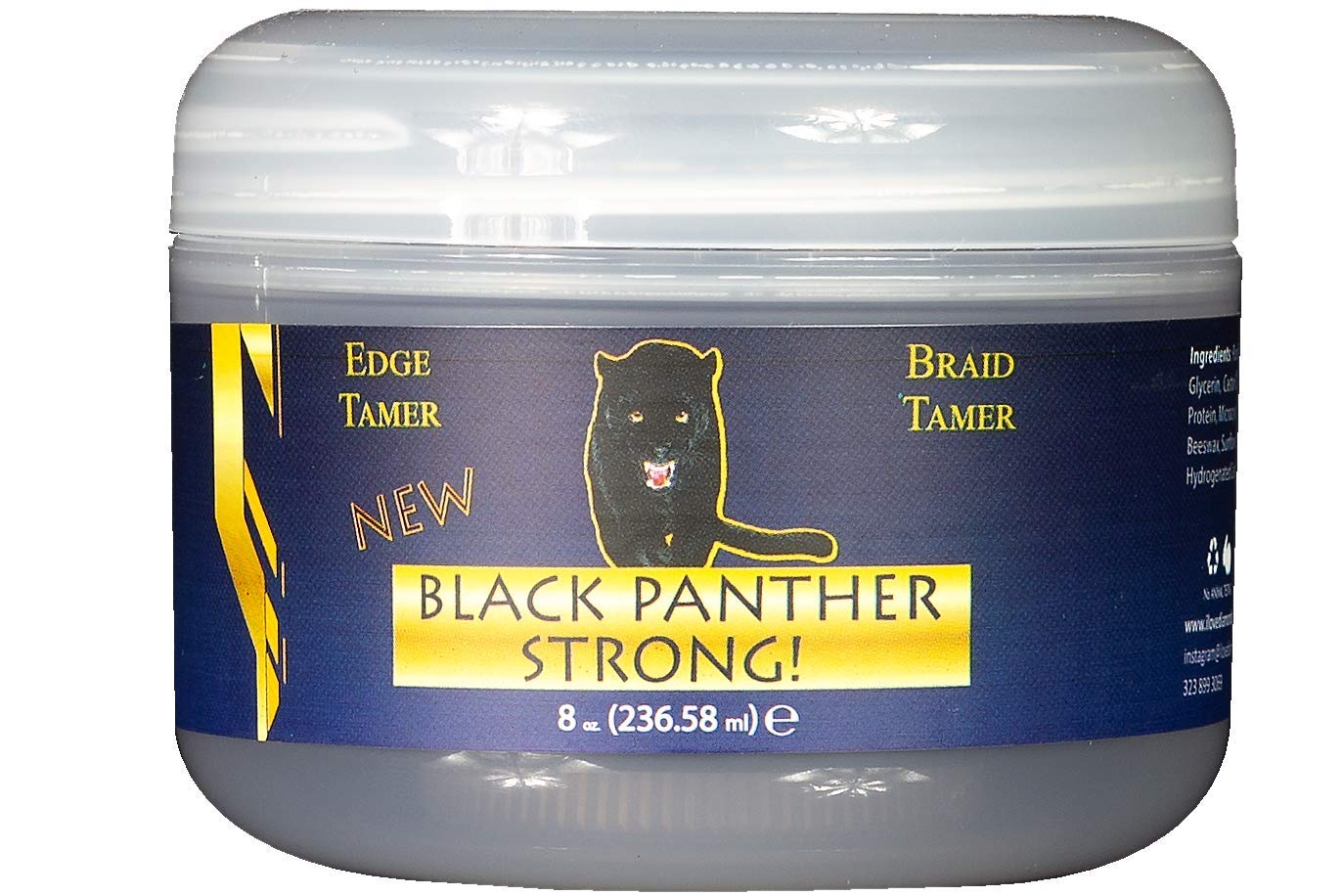 Amazon Com Black Panther Strong Edge And Braid Control Pomade 8