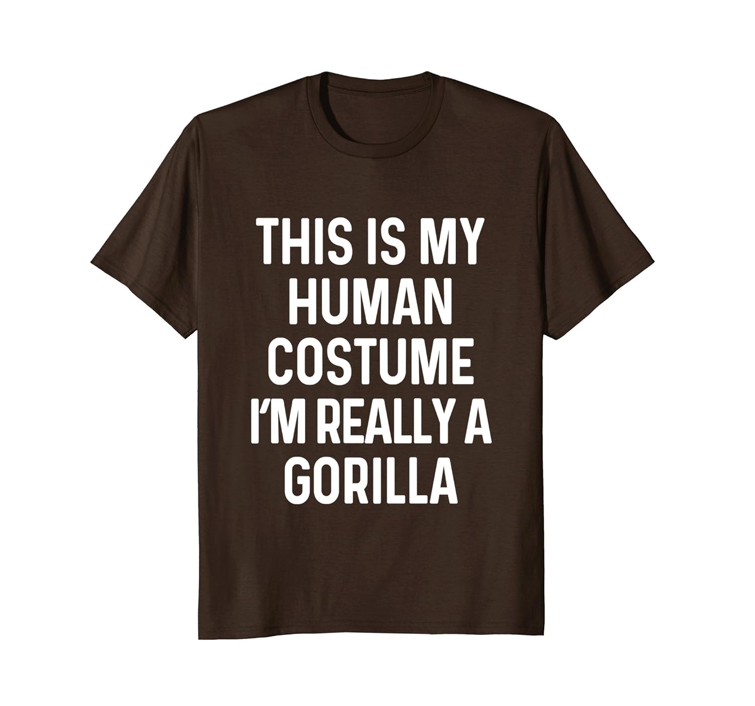 Funny Gorilla Costume Shirt Halloween Adults Kids Men Women- TPT