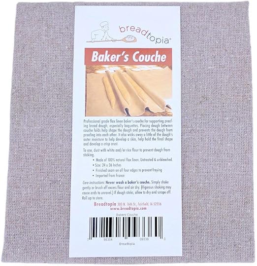Amazon Com Breadtopia Baker S Couche Professional Flax Linen