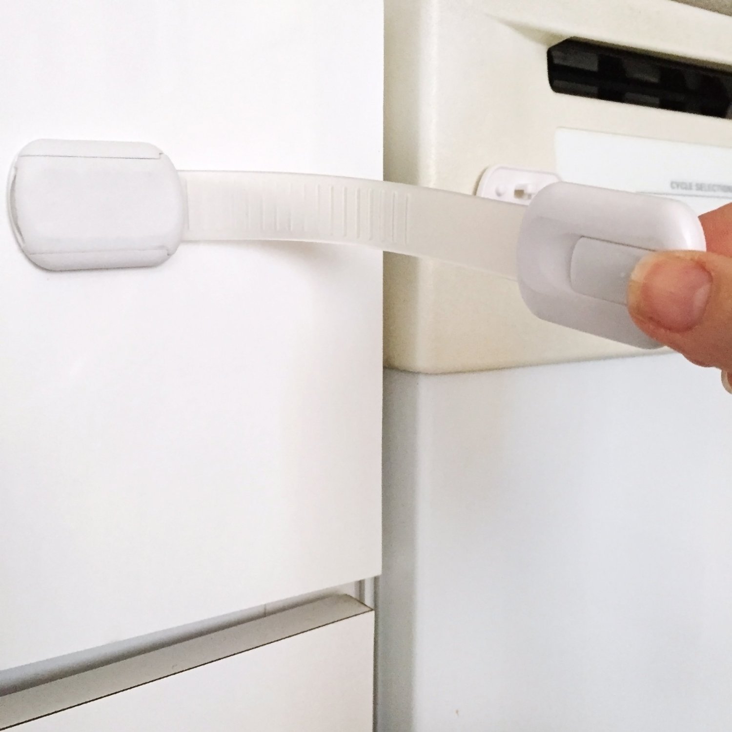 BabyKeeps Child Safety Locks Latches to Baby Proof Drawers