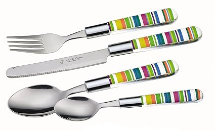 La Table dAlbert 709001 - Cubertería de 24 piezas (acero inoxidable)