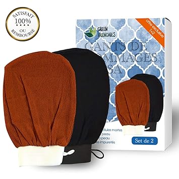 G F Kessa Exfoliating Glove Spa Scrubbing Mitt Remove Dead Skin