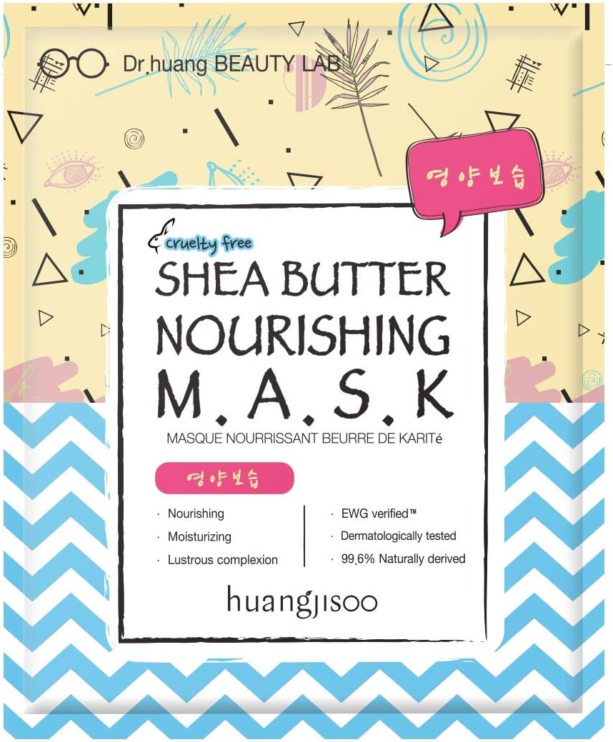 Korea huangjisoo Shea Butter Nourishing Mask 1box(5ea) (Korea origin) by huangjisoo