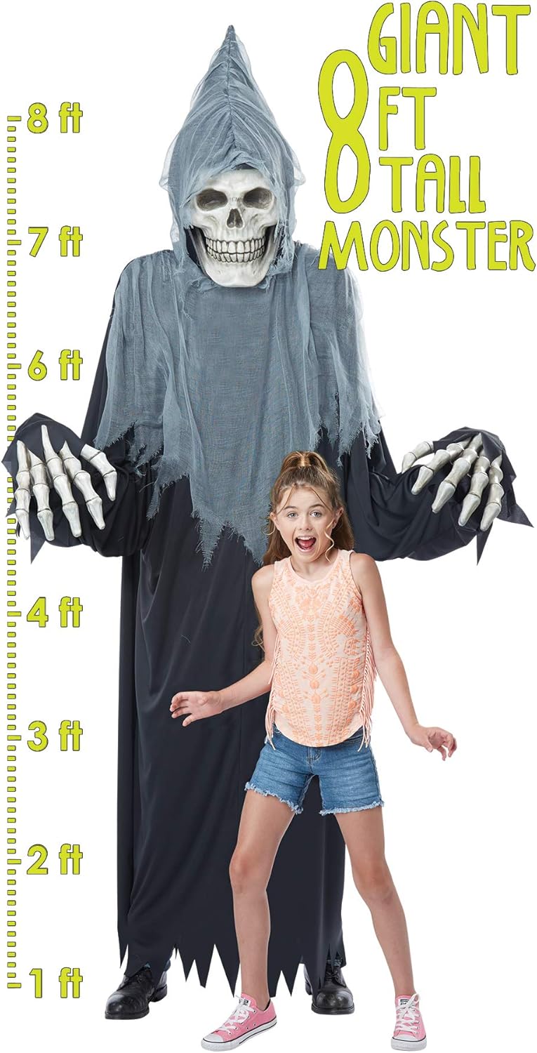California Costumes Towering Terror Pumpkin - Adult Costume Adult Costume, -black/Green, One Size: Clothing