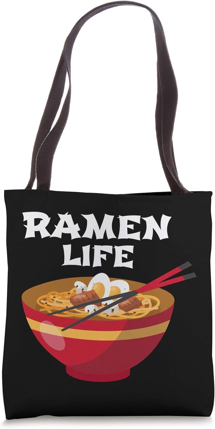 Amazon.com: Ramen Life - Ramen Noodle Kawaii Anime Tote ...