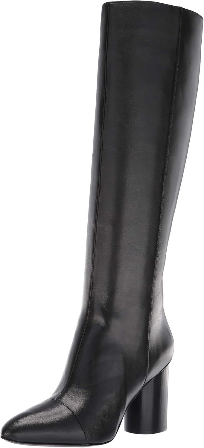 cheyin cylinder heeled boots