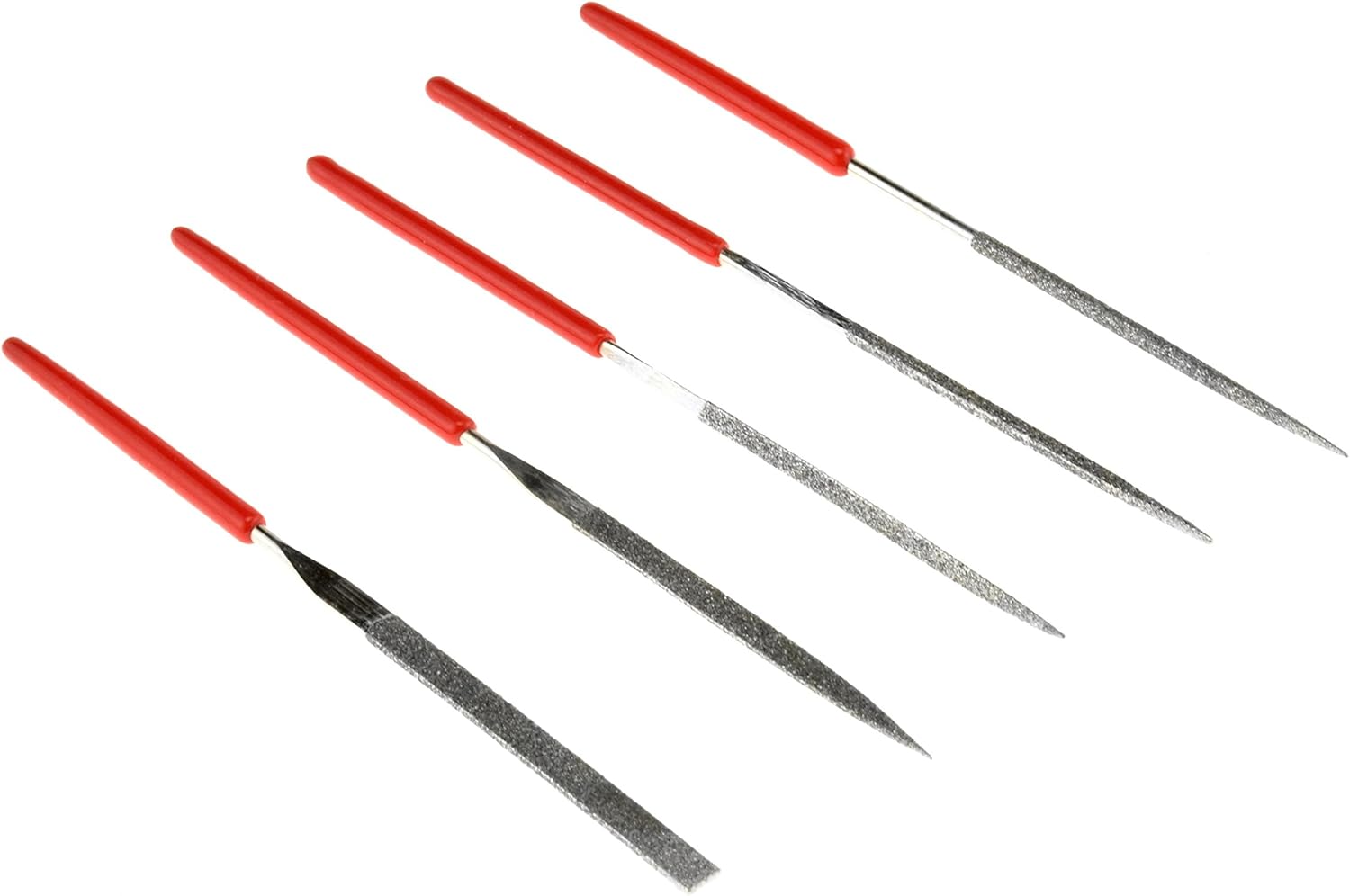 SE 5Piece Mini Diamond File Set, 150 Grit 7318DF File Handles
