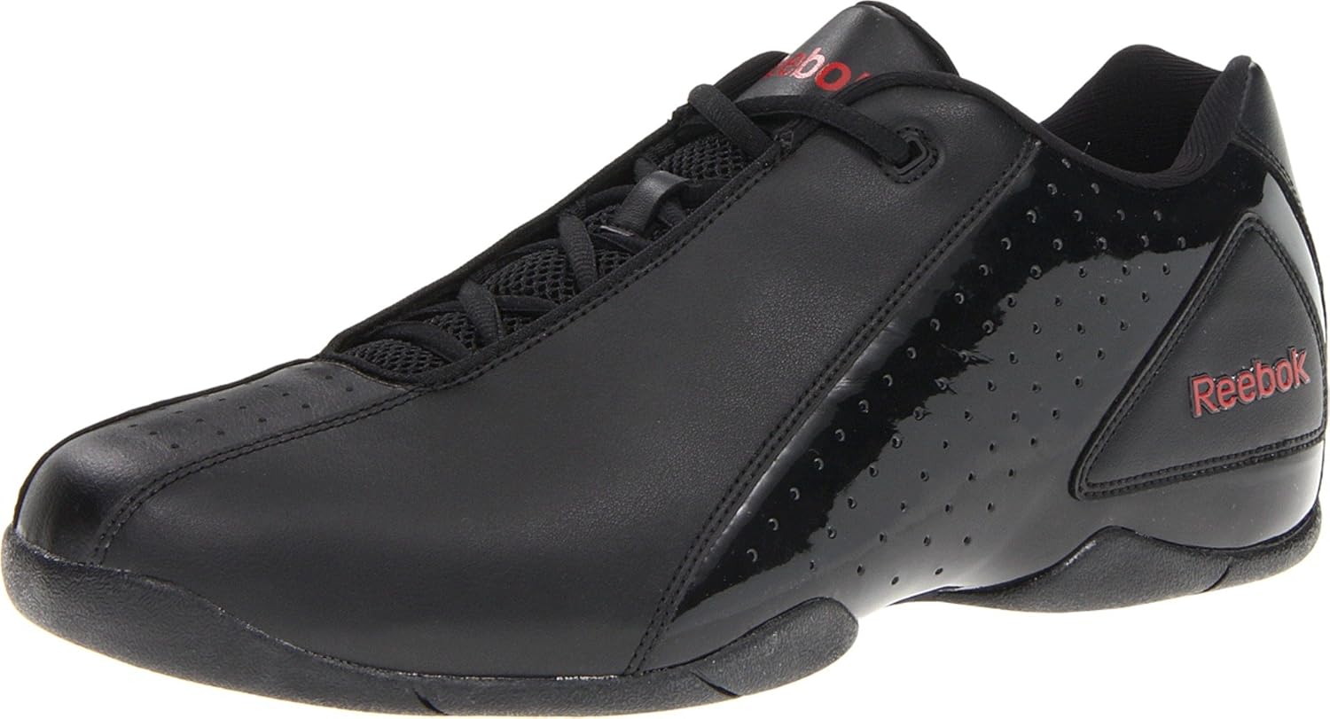 Buy Reebok Men's Deep Range Low Basketball Shoe, Black/Reebok Red, 7 M