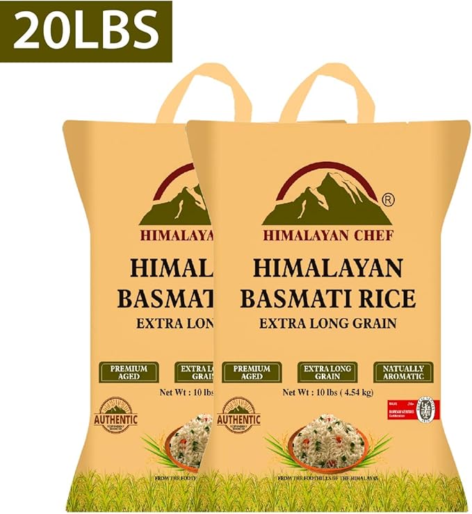 Himalaya Chef Basmati Rijst Dubbel Gepolijst Wit Amazon Nl