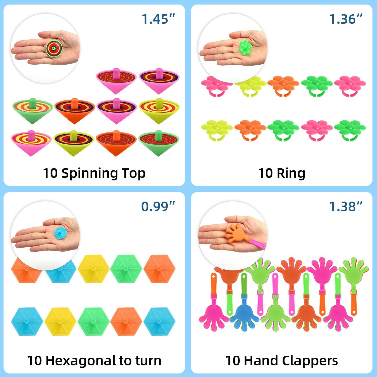 200pcs Birthday Party Favors for Kids Goodie Bags, Pinata Filler Toy Assortment Carnival Prizes for Kids Classroom Rewards Treasure Box Toys: Toys & Games