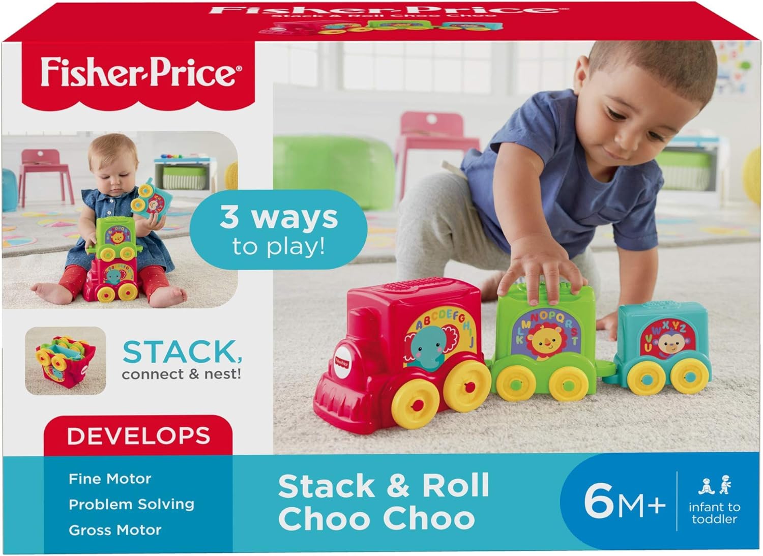 tren de animales fisher price